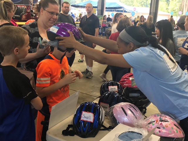 Bike helmets in community 