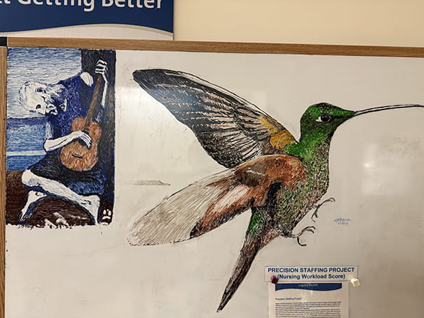 Whiteboard art by Dr. Stageman 