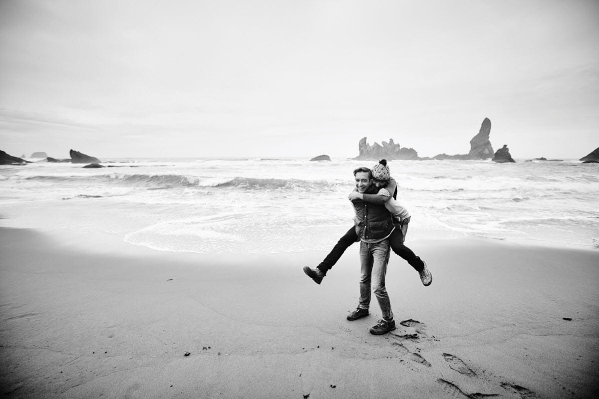 couple at the beach