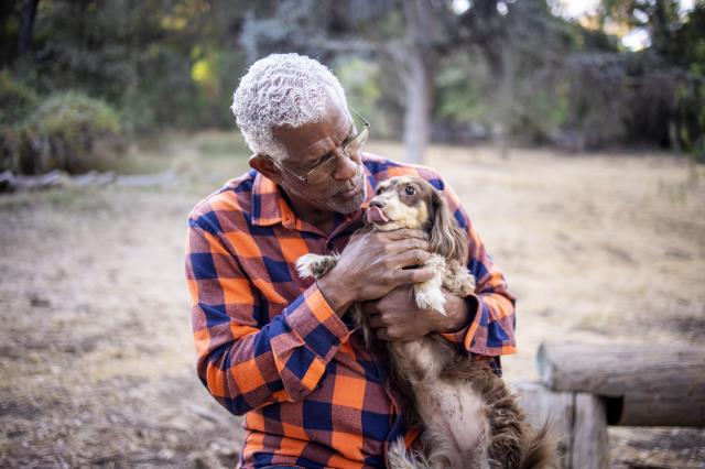 Volunteering with pet pals program through Legacy Hospice Services