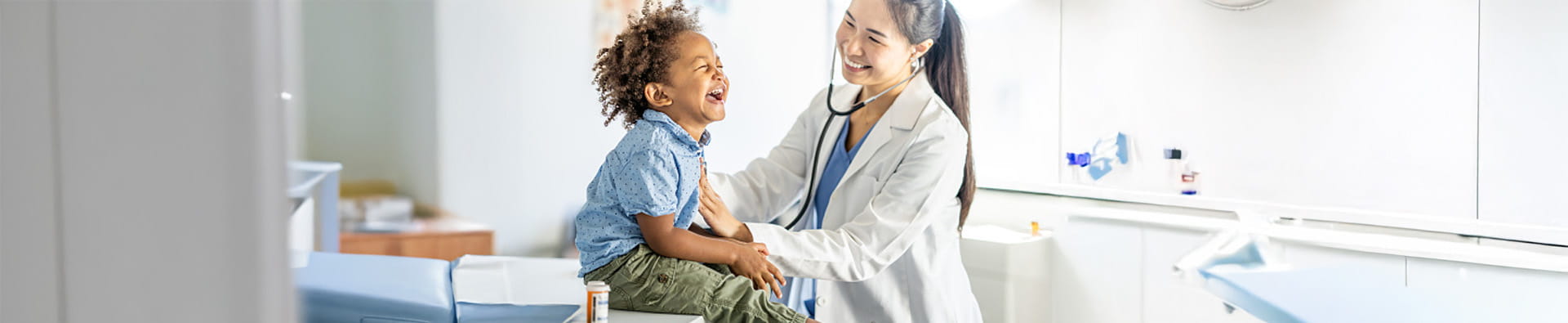 Primary care doctor and patient