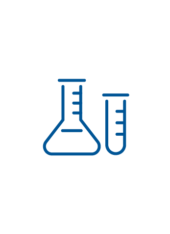 icon of chemistry beakers