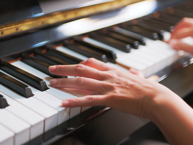 Stock image photo of piano