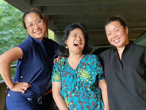 Maricris family who all work at Legacy