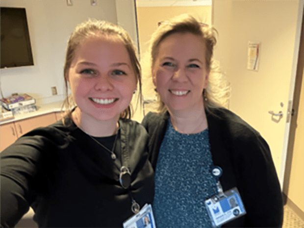 Adriane family members who work together at Legacy Health